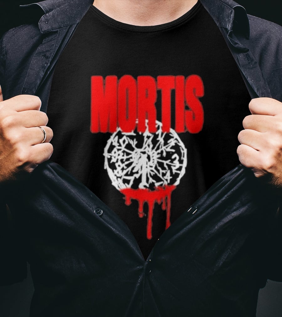 MORTIS Dripping Bloody Wheel T-Shirt
