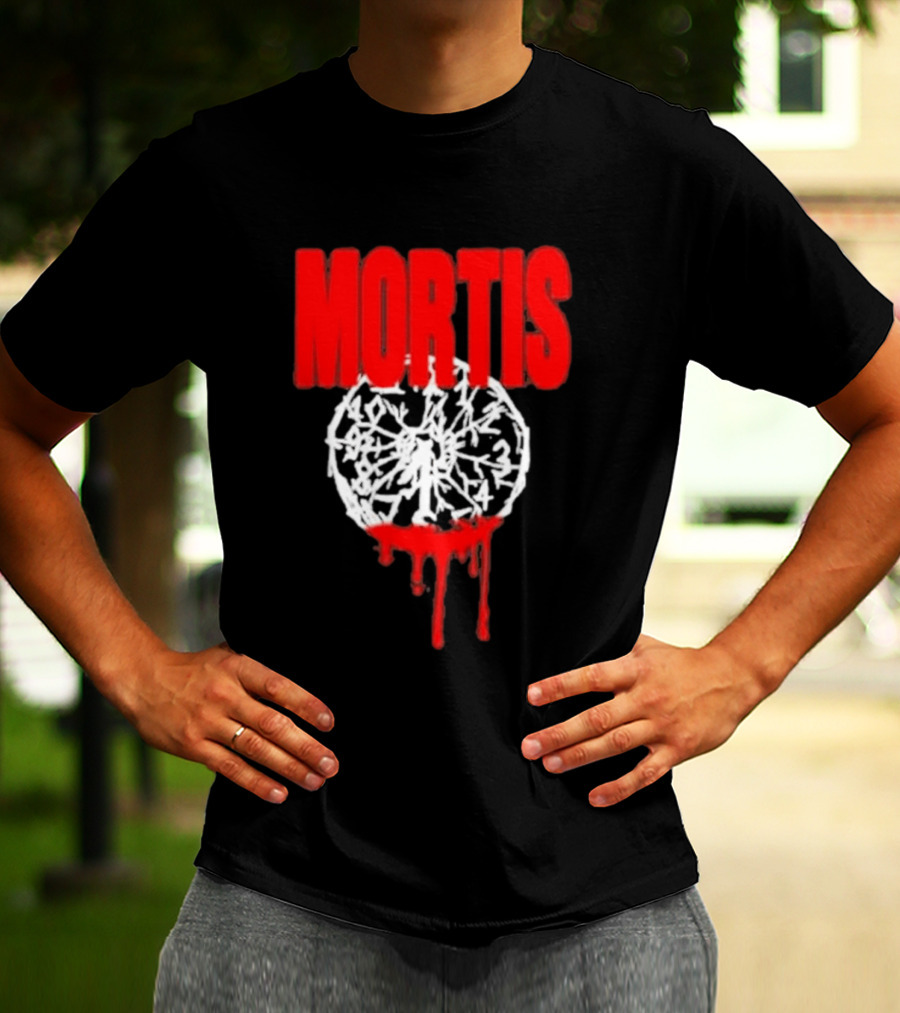 MORTIS Dripping Bloody Wheel T-Shirt