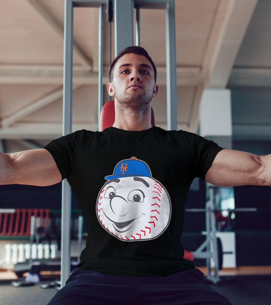 New York Mets Mr. Met Big Face Baseball 2026 T-Shirt