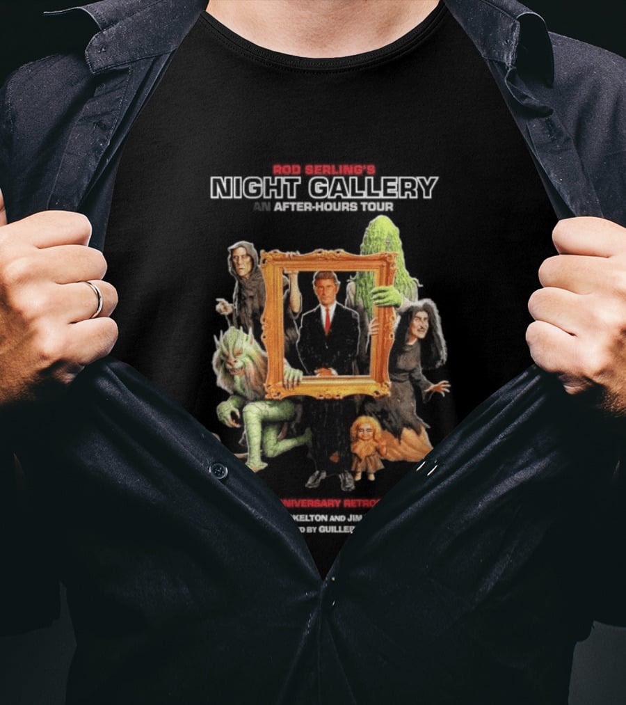 Rod Serling's Night Gallery After Hours Tour Classic Monsters Frame T-Shirt