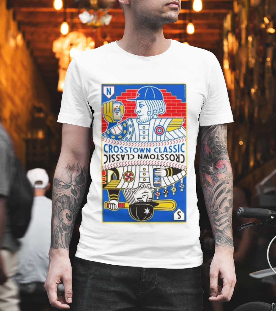 Crosstown Classic Series Card Chicago Cubs Vs Chicago White Sox T-Shirt
