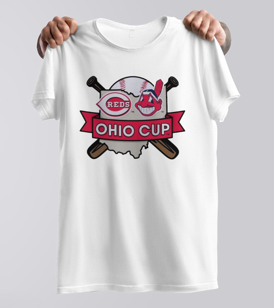 Cincinnati Reds Cleveland Guardians Ohio Cup 2026 MLB Baseball Showdown T-Shirt