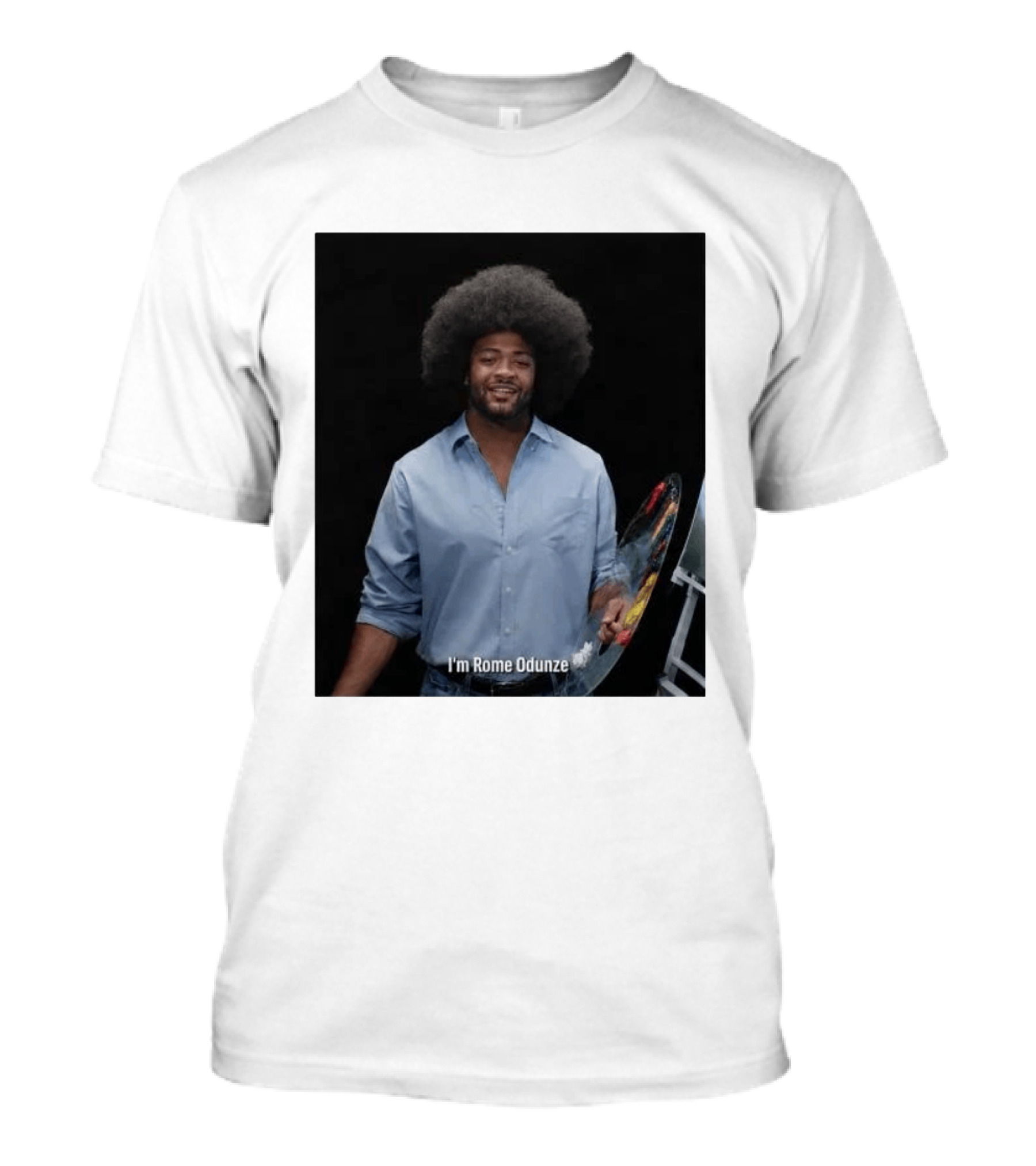 I'm Rome Odunze With Bob Ross Style Transformation T-Shirt