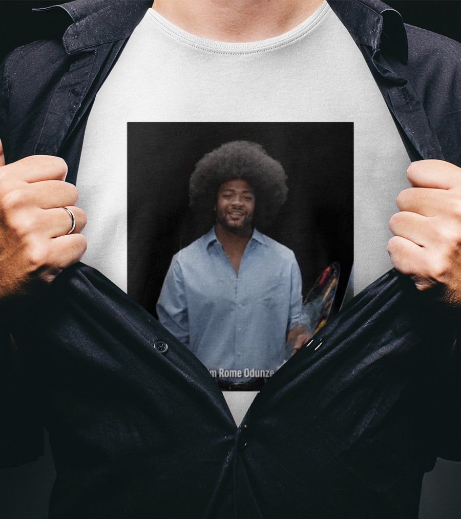 I'm Rome Odunze With Bob Ross Style Transformation T-Shirt