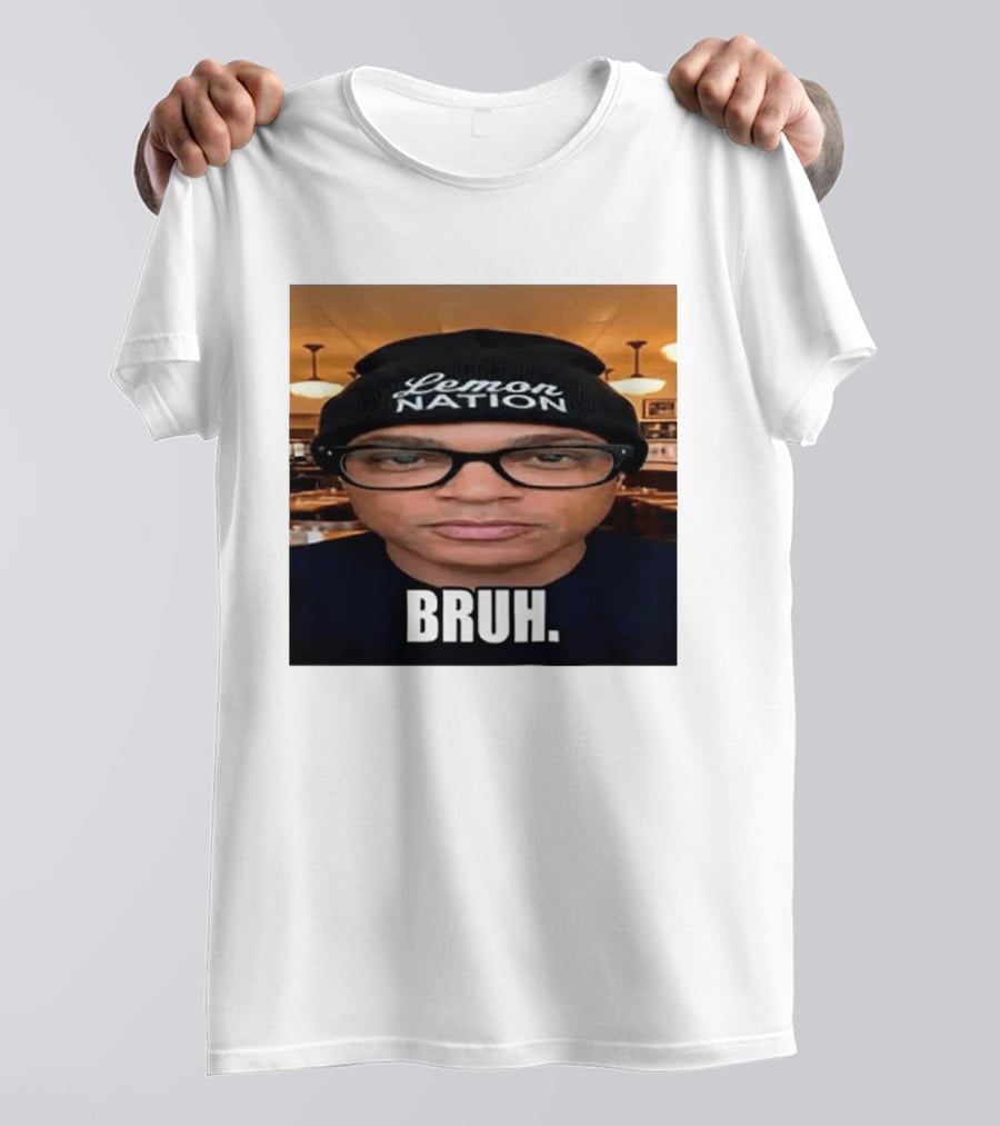 Lemon Nation Beanie Glasses Meme Bruh T-Shirt
