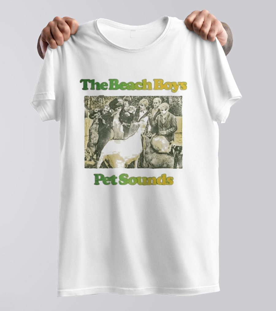The Beach Boys Pet Sounds Album Cover Art With Animals T-Shirt
