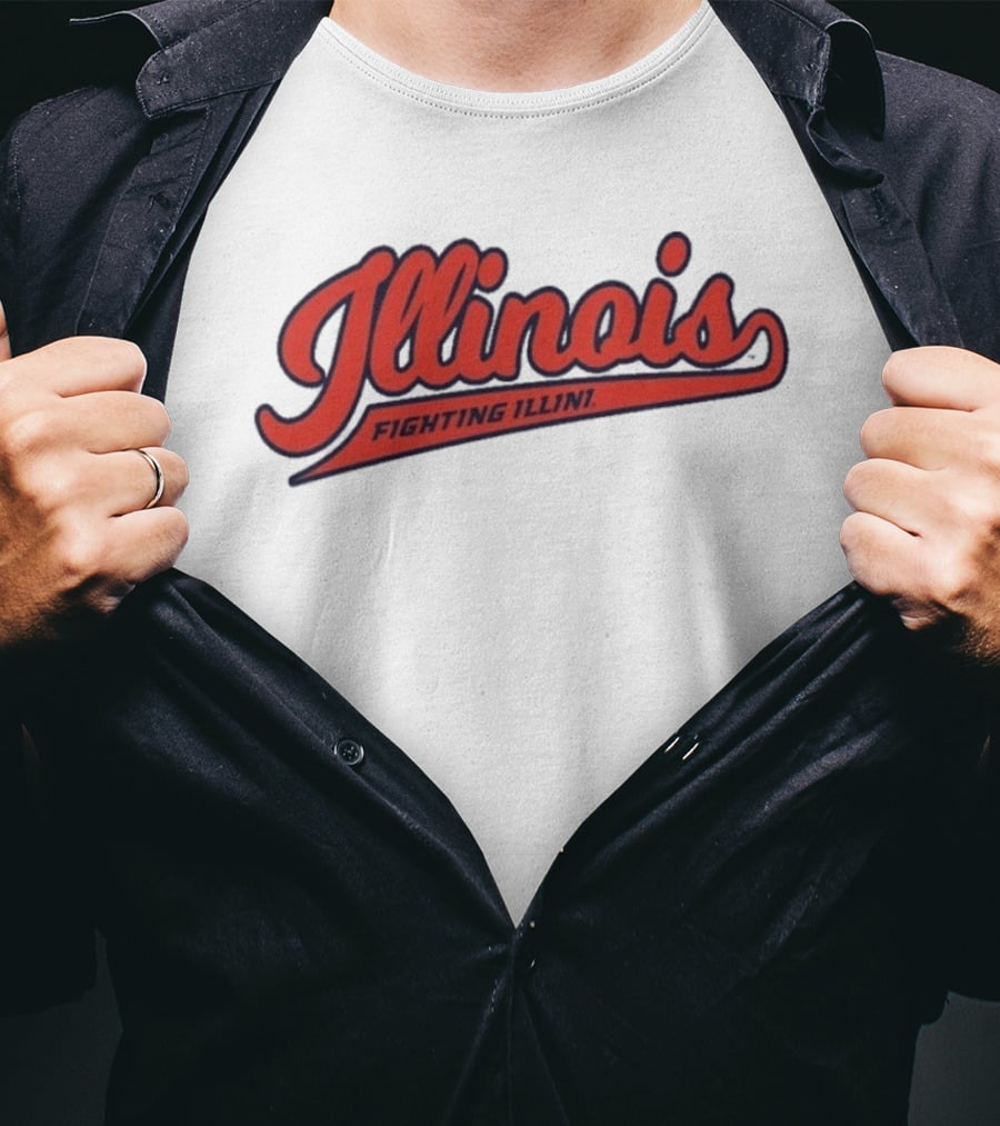 Illinois Fighting Illini Bold Script T-Shirt