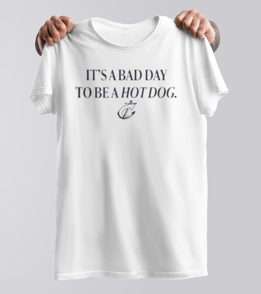 It's A Bad Day To Be A Hot Dog Cleveland Guardians T-Shirt