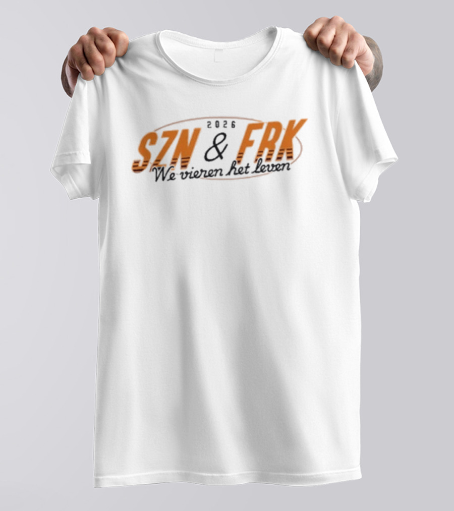 2026 Suzan & Freek We Vieren Het Leven SZN & FRK T-Shirt