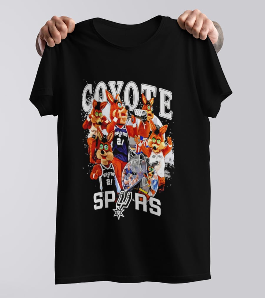 San Antonio Spurs Coyote Basketball Icons Spurs T-Shirt