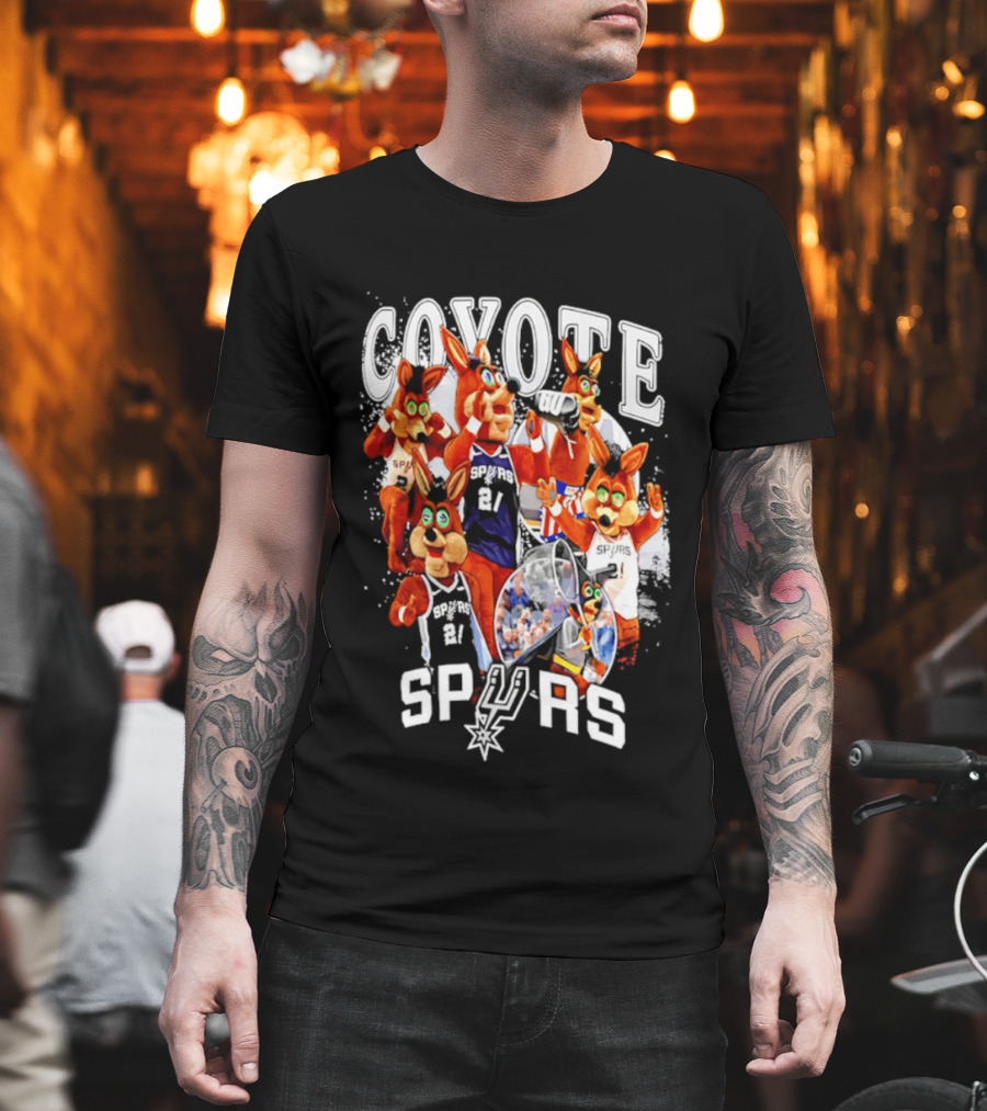 San Antonio Spurs Coyote Basketball Icons Spurs T-Shirt
