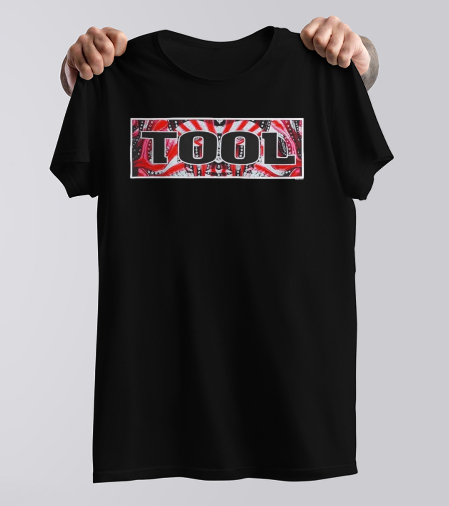 Tool 2024 Tour Psychedelic Red And Black T-Shirt