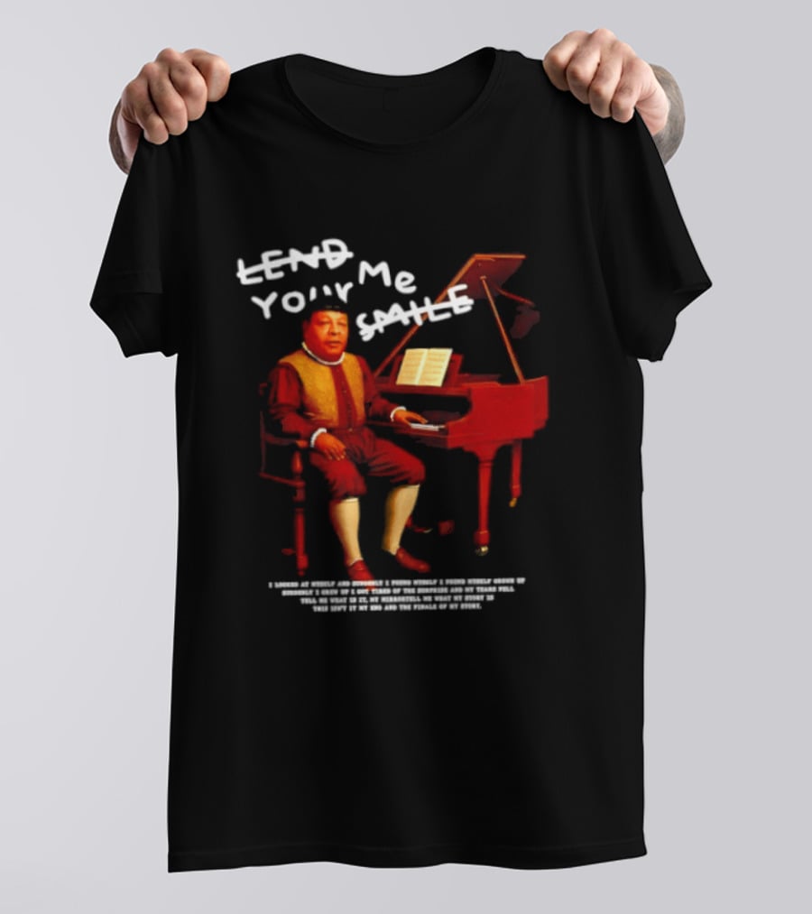 Abdel Basset Hamouda Lend Your Me Smile Piano Scene T-Shirt