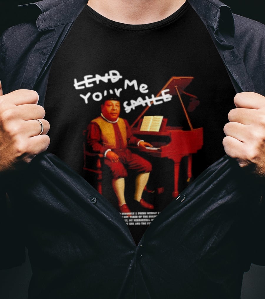Abdel Basset Hamouda Lend Your Me Smile Piano Scene T-Shirt