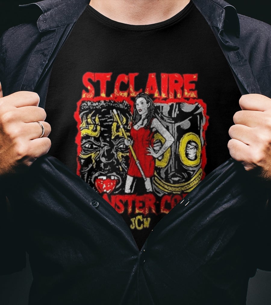 St. Claire Monster Corp JCW Horror Artistry T-Shirt