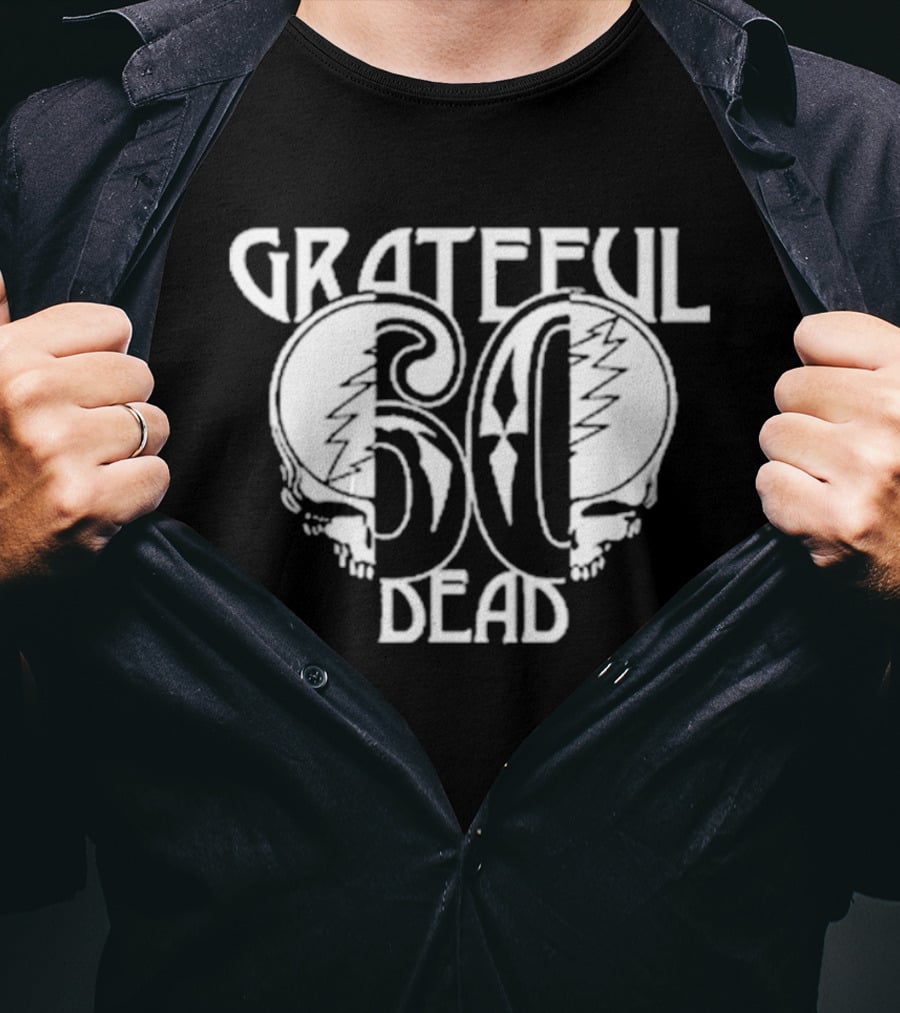 Grateful Dead 60th Anniversary Split Stealie T-Shirt