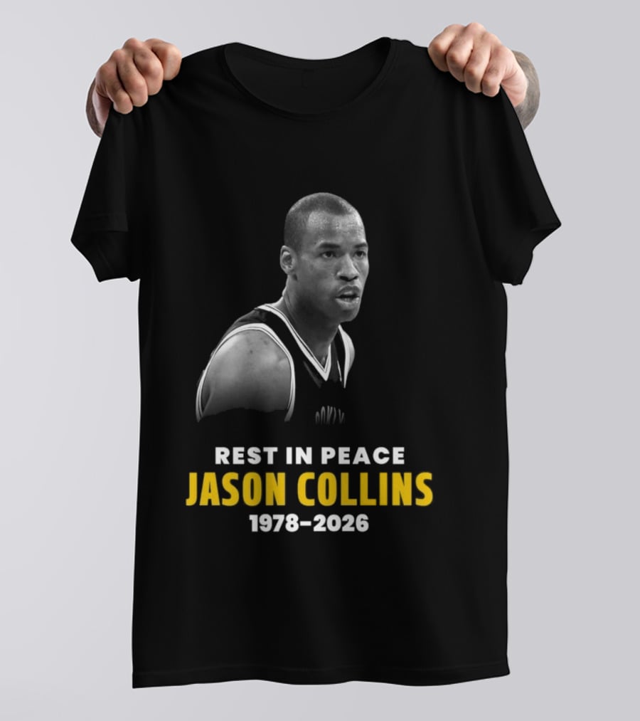 Rest In Peace Jason Collins 1978 2026 Memorial Basketball T-Shirt