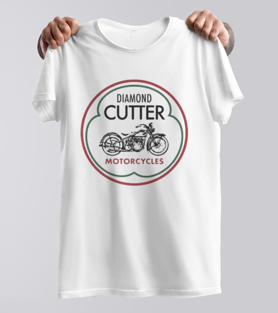 Diamond Cutter Motorcycles Vintage Classic Motorcycle Ride T-Shirt