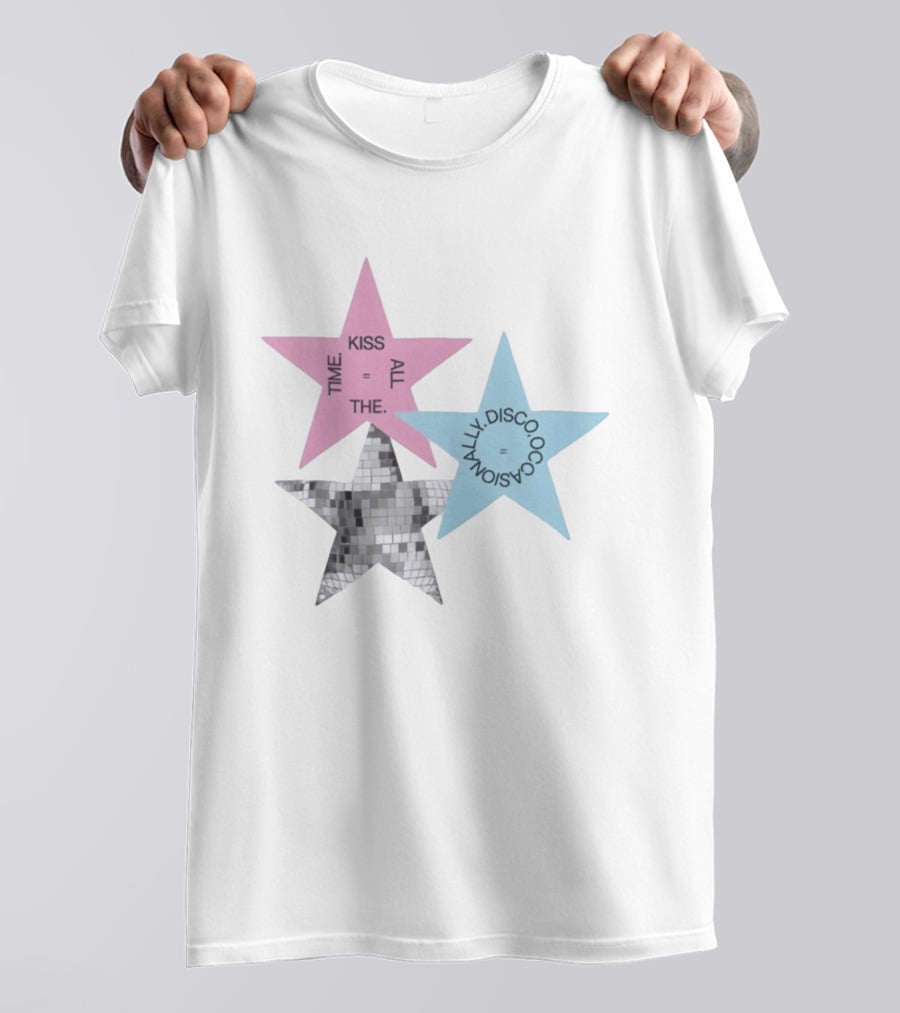 Kiss All The Time Disco Occasionally Stars T-Shirt