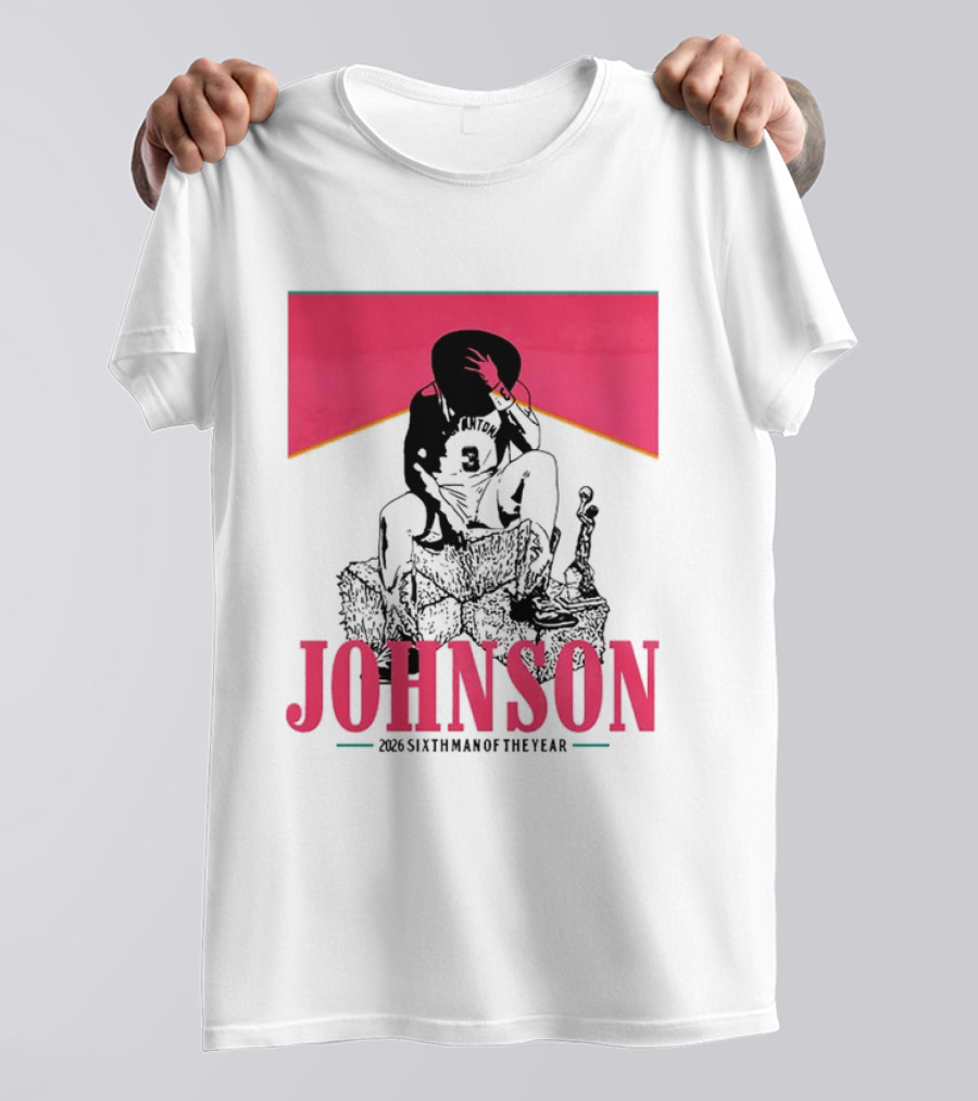 San Antonio Spurs 26 Johnson 2023 Sixth Man Of The Year T-Shirt