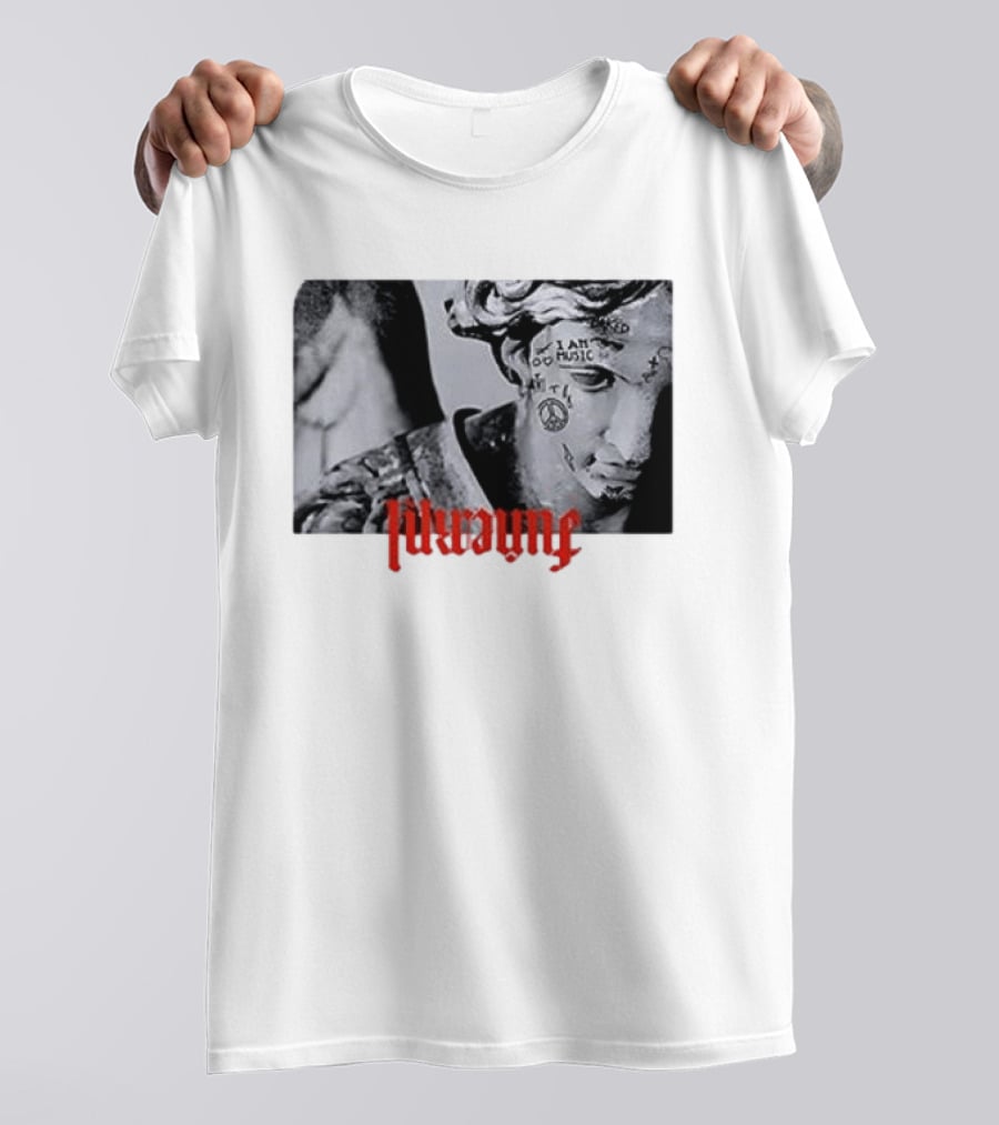 Lil Wayne Funeral I Am Music Statue Tattoo Peace T-Shirt