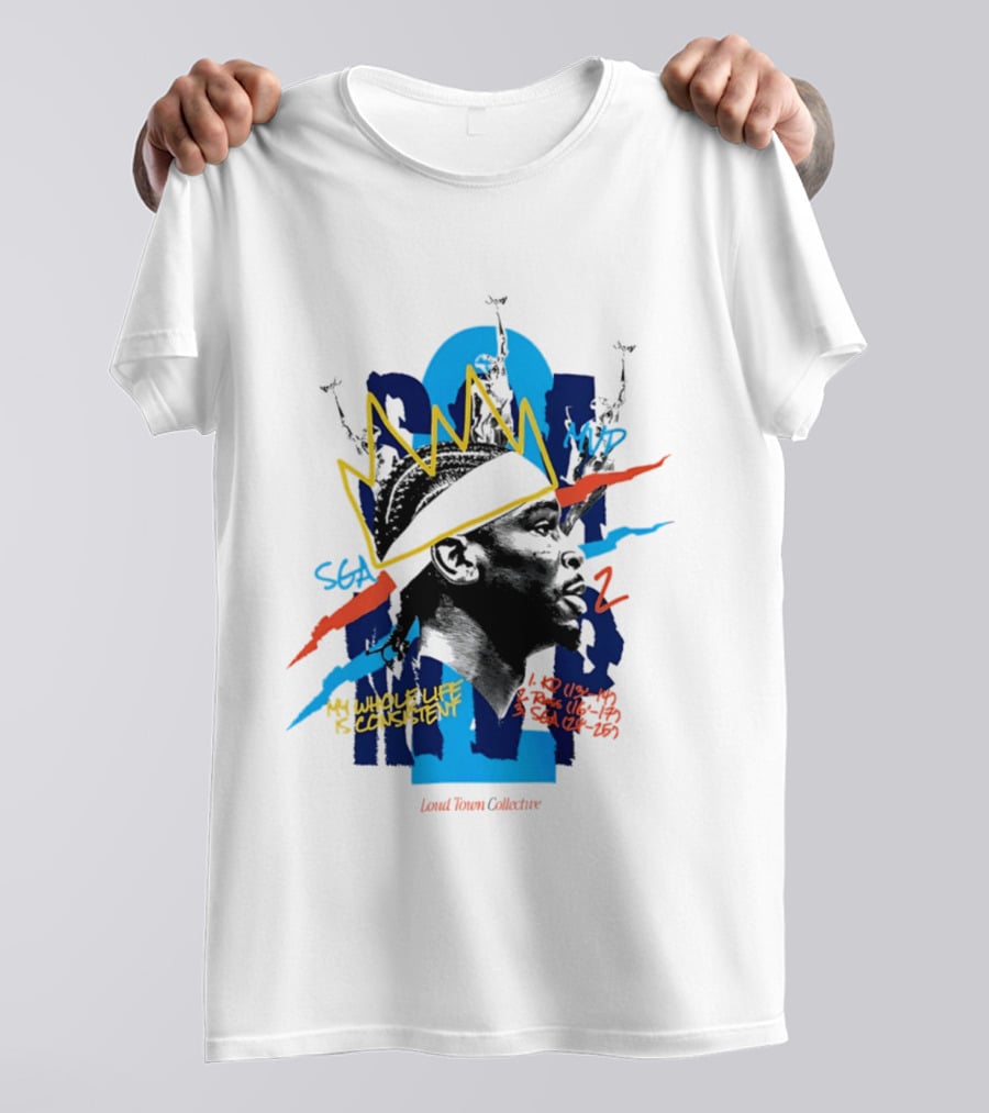 Shai Gilgeous Alexander SGA MVP 2026 Loud Team Collective T-Shirt