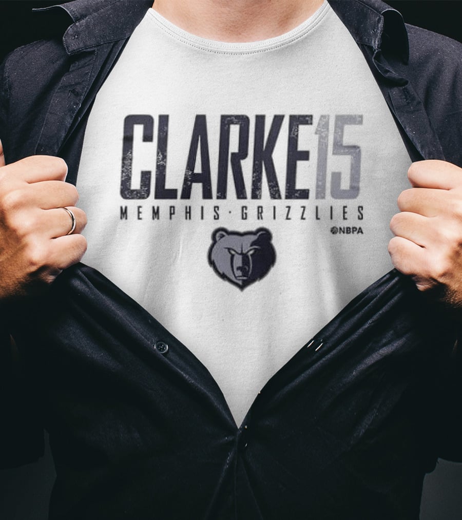 Memphis Grizzlies Clarke 15 1996 2026 Thank You T-Shirt