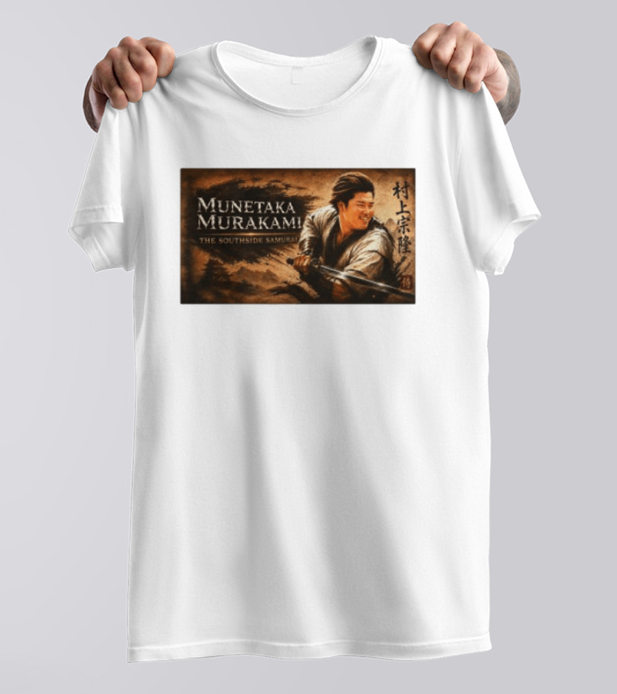 Munetaka Murakami The Southside Samurai Kanji T-Shirt