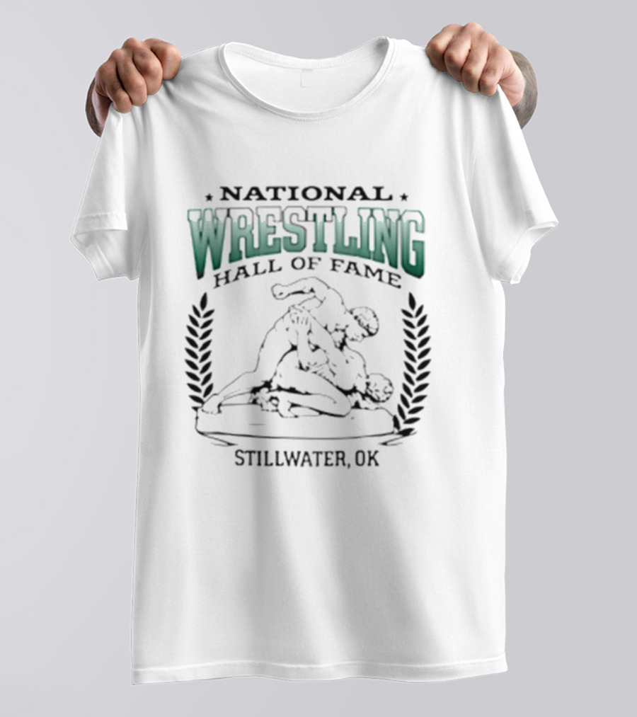 National Wrestling Hall Of Fame Stillwater OK Wrestling T-Shirt