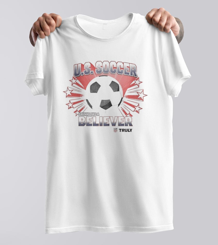 U.S. Soccer Drink Like A Believer Starburst Ball T-Shirt
