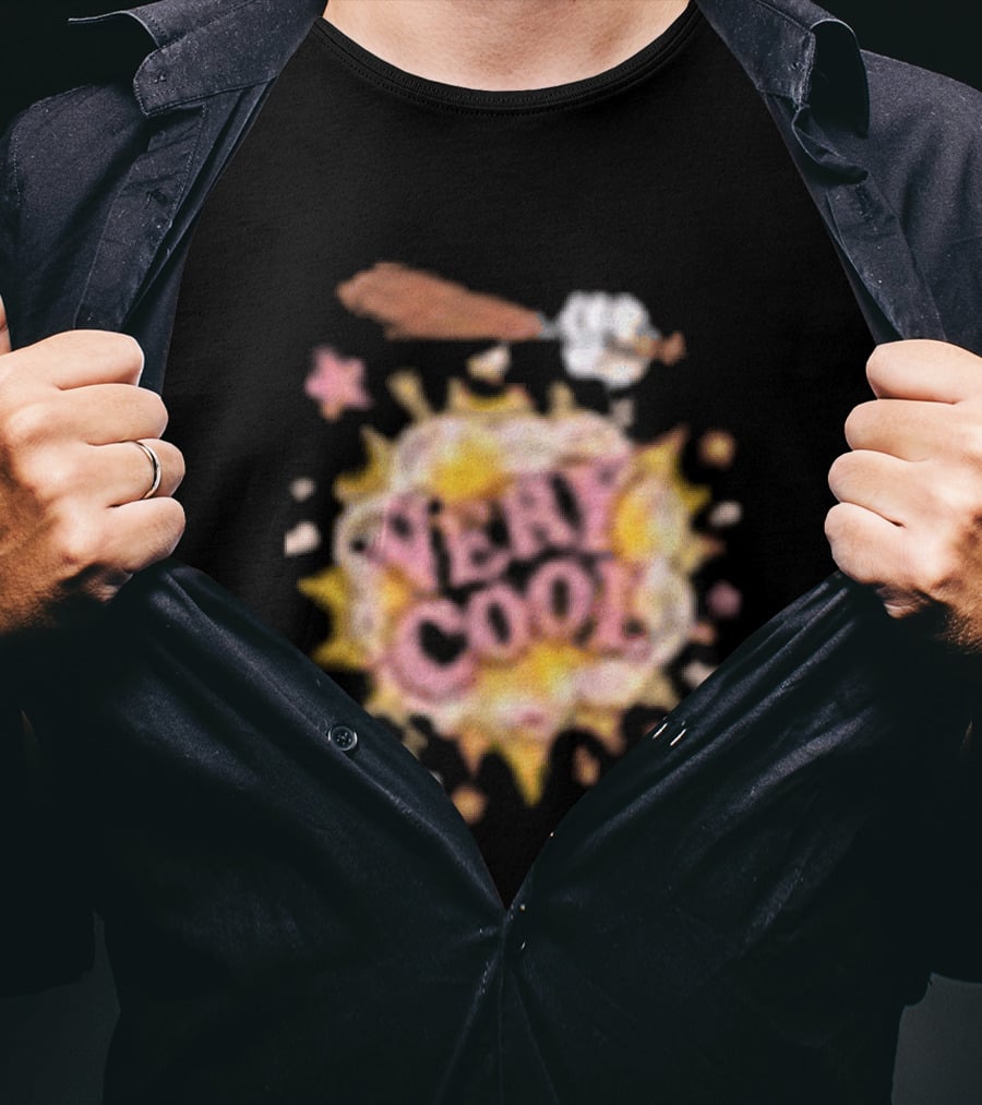 Very Cool Pizza Explosion With Cheesy Popcorn Topping T-Shirt
