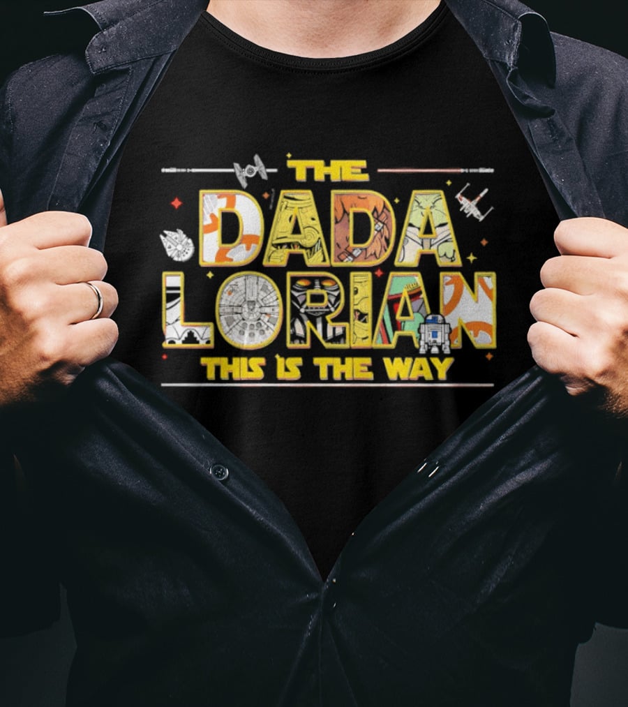 The Dadalorian This Is The Way Star Wars Inspired Father's Day T-Shirt