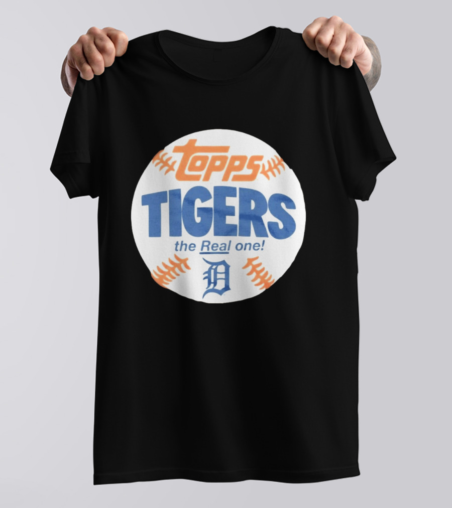 Topps Tigers The Real One Detroit T-Shirt