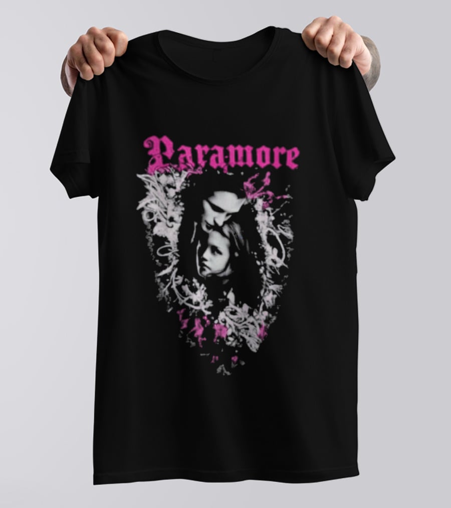 Twilight Edward Cullen Bella Swan Paramore Floral T-Shirt