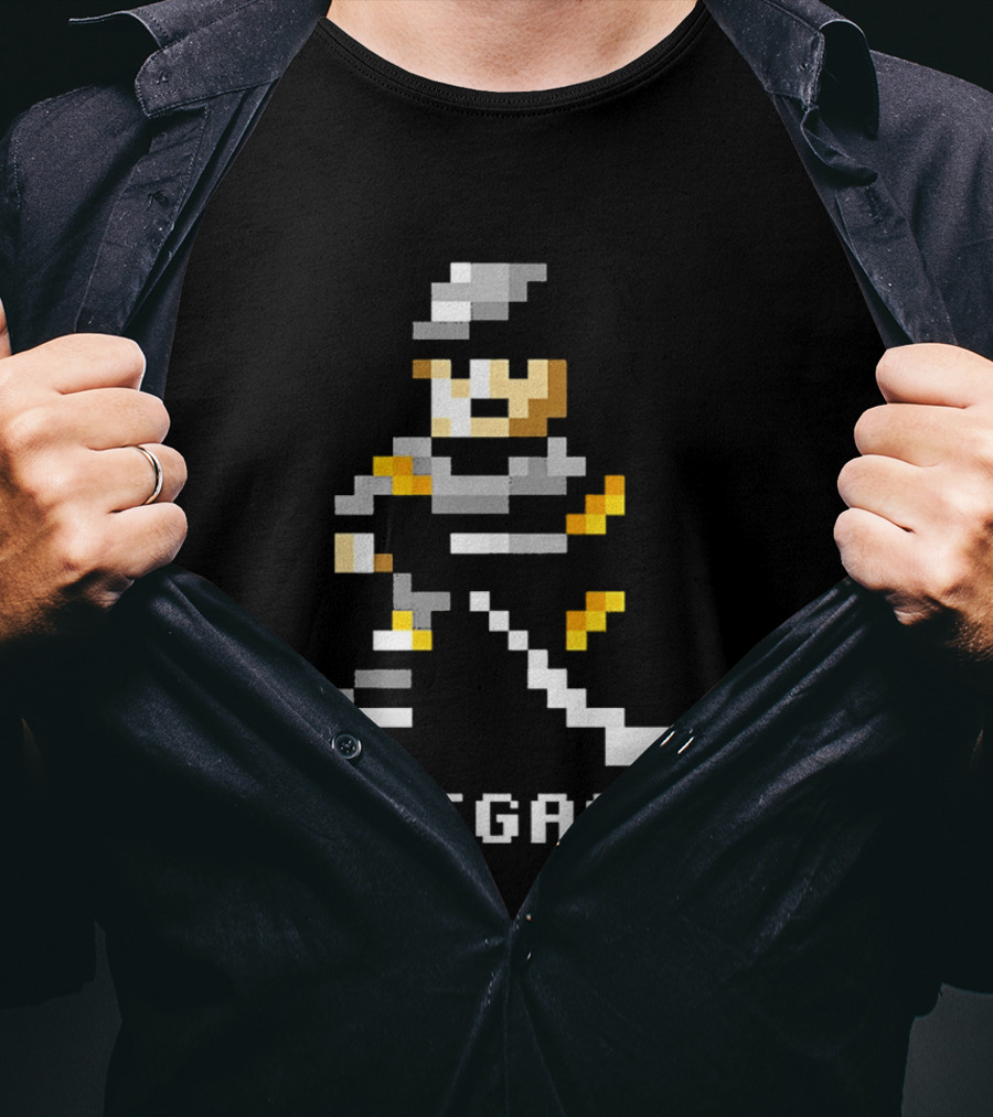 Vegas Golden Knights 8 Bit Hockey Pixel T-Shirt