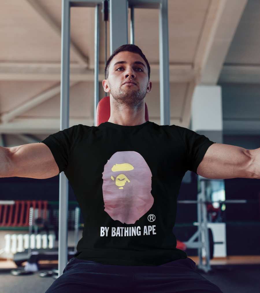 By Bathing Ape Iconic Yellow Ape Face T-Shirt
