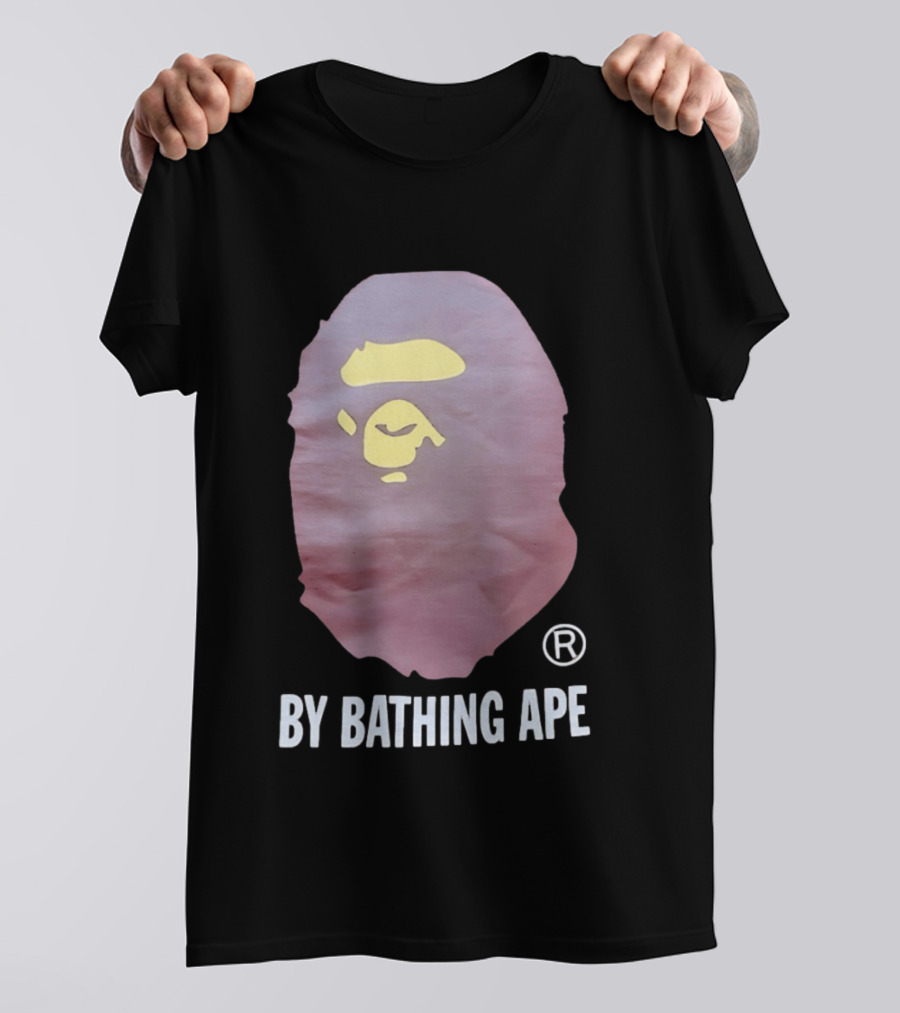By Bathing Ape Iconic Yellow Ape Face T-Shirt