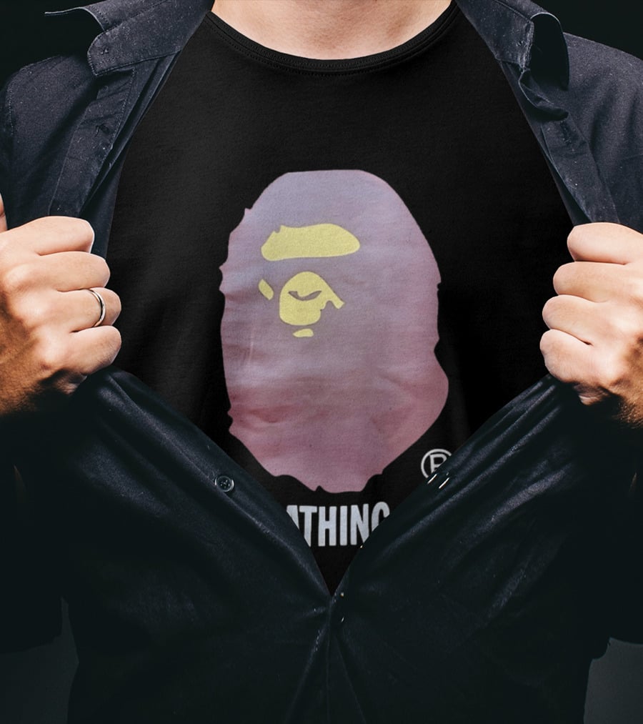 By Bathing Ape Iconic Yellow Ape Face T-Shirt
