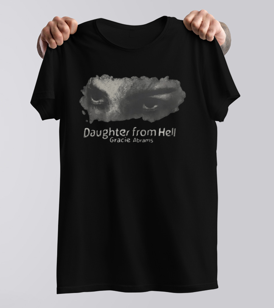 Gracie Abrams Daughter From Hell Monochrome Eyes T-Shirt