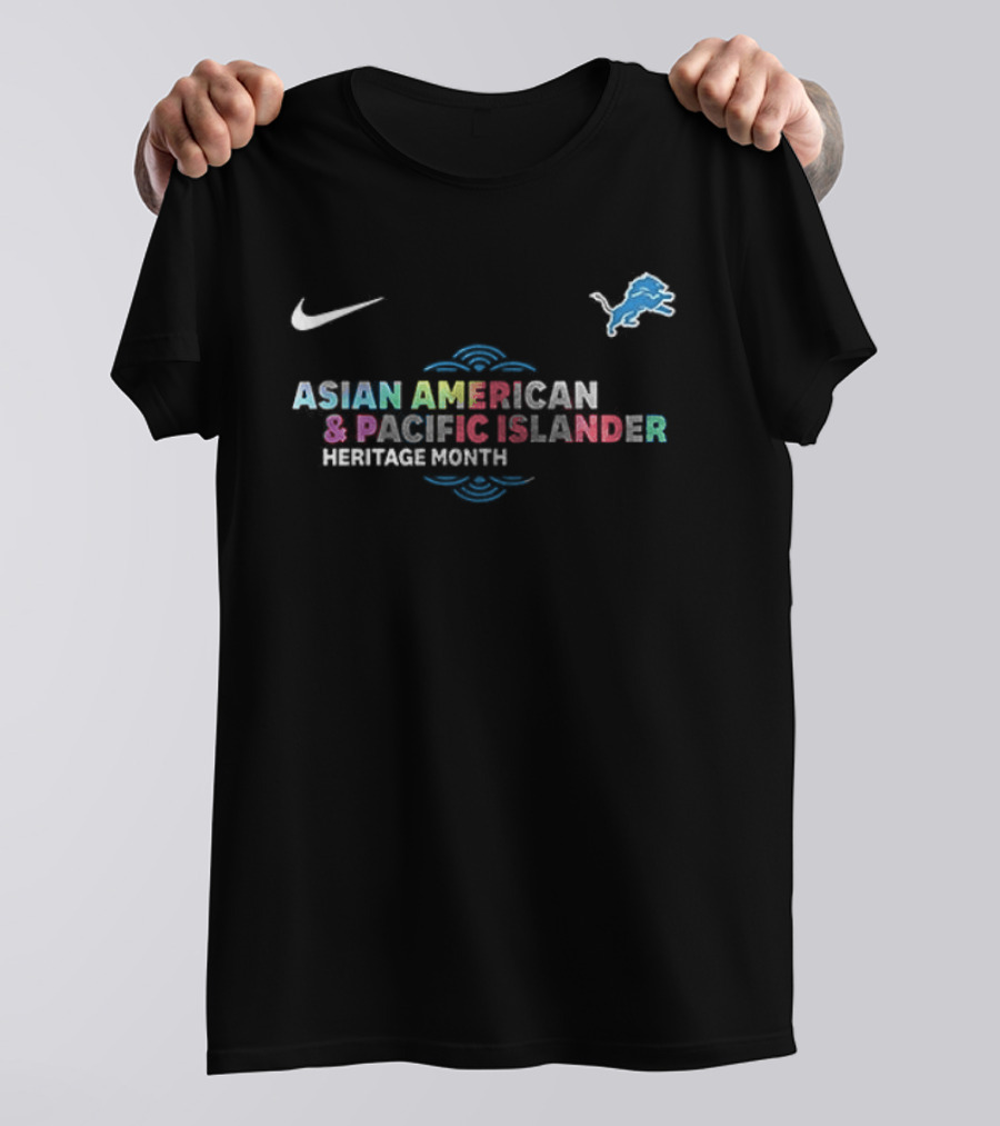 Nike Detroit Lions Asian American Pacific Islander Heritage Month T-Shirt