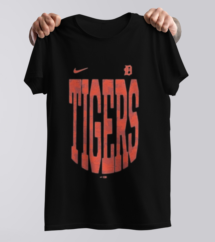 Detroit Tigers Nike Camo Velocity Victor T-Shirt