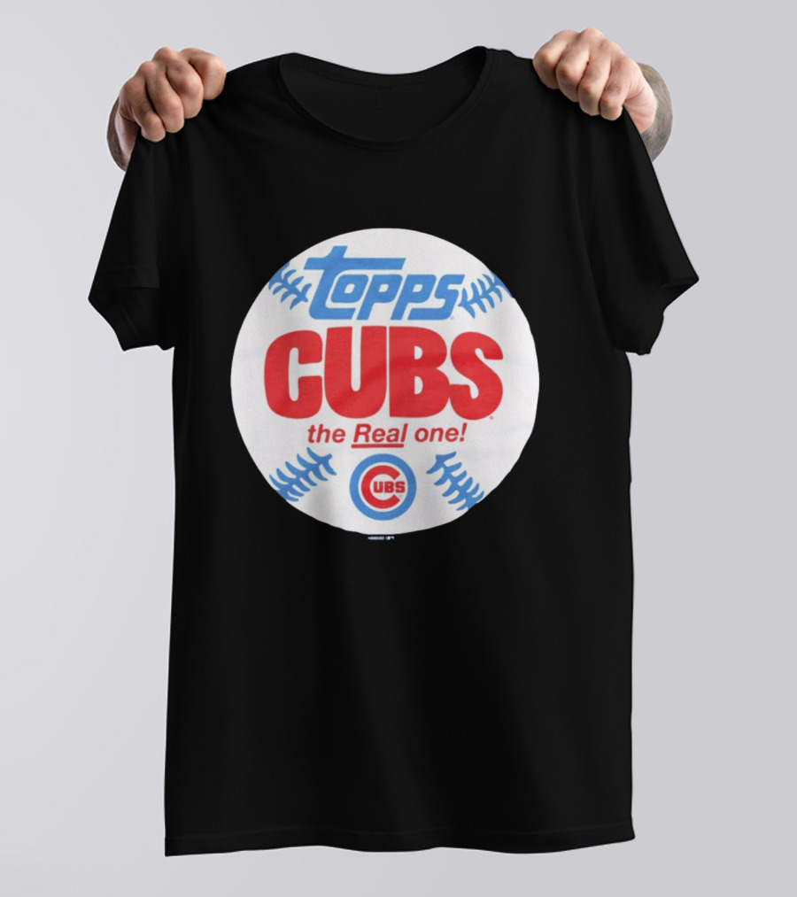 Topps Cubs The Real One Chicago Baseball T-Shirt