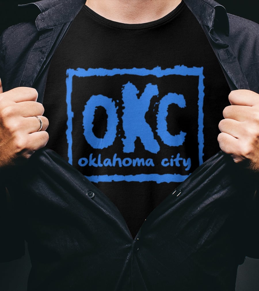 OKC Oklahoma City Thunder NWo Blue T-Shirt