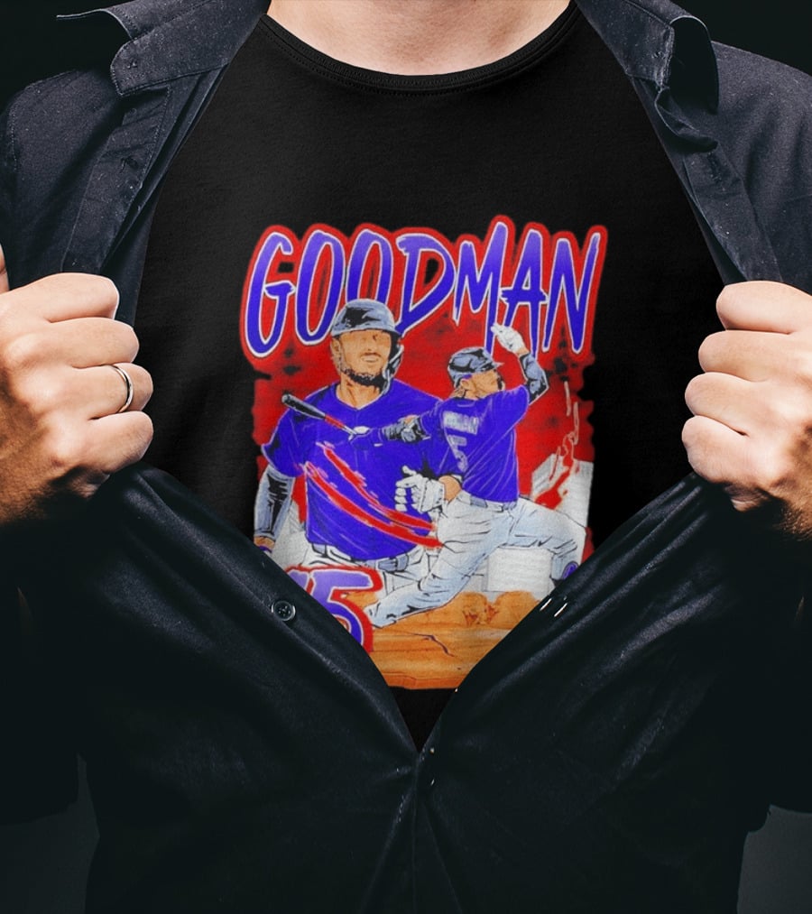 Goodman Baseball Action And Number 15 Illustration Euphoria Rise T-Shirt
