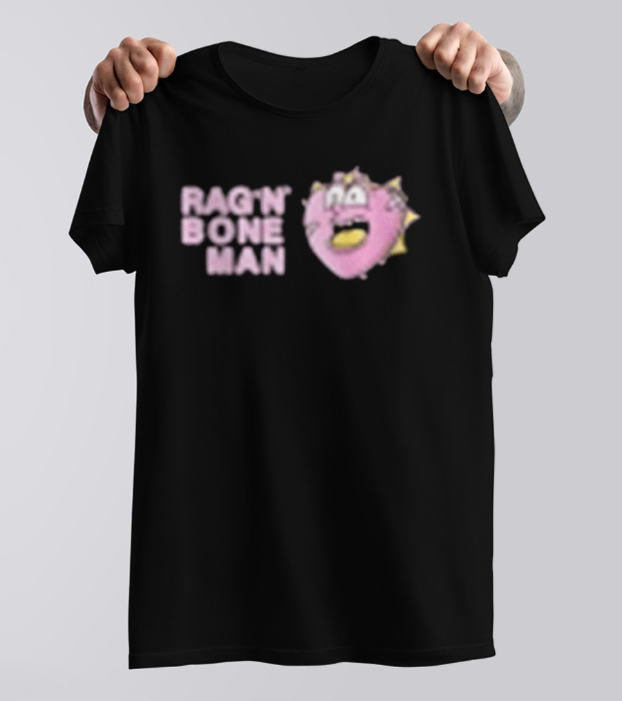 Rag'n'Bone Man Spiky Pink Donut Creature T-Shirt