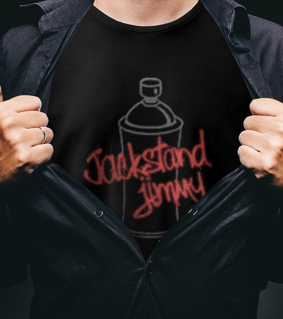 Jackstand Jimmy Turbos And Nitrous Slow And Steady Wins The Race Spray Can T-Shirt