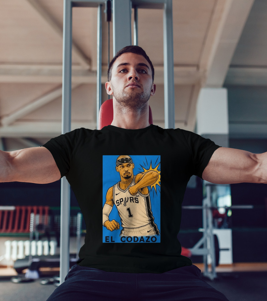 San Antonio Spurs El Codazo Victor Wembanyama Basketball Self T-Shirt