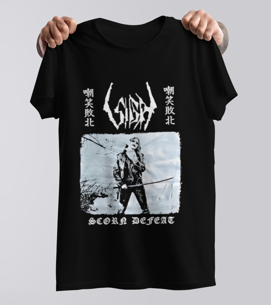 Sigh Scorn Defeat Samurai Japanese Metal T-Shirt
