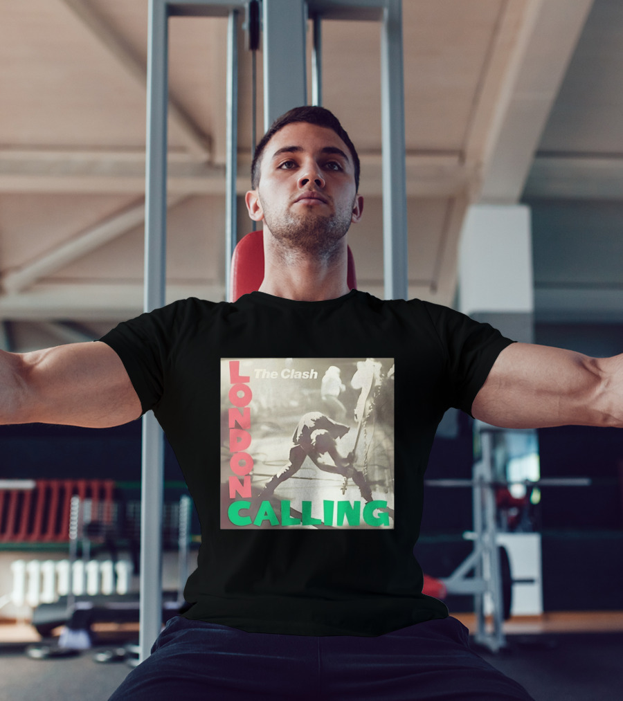 The Clash London Calling Punk Rock Album Cover Image T-Shirt