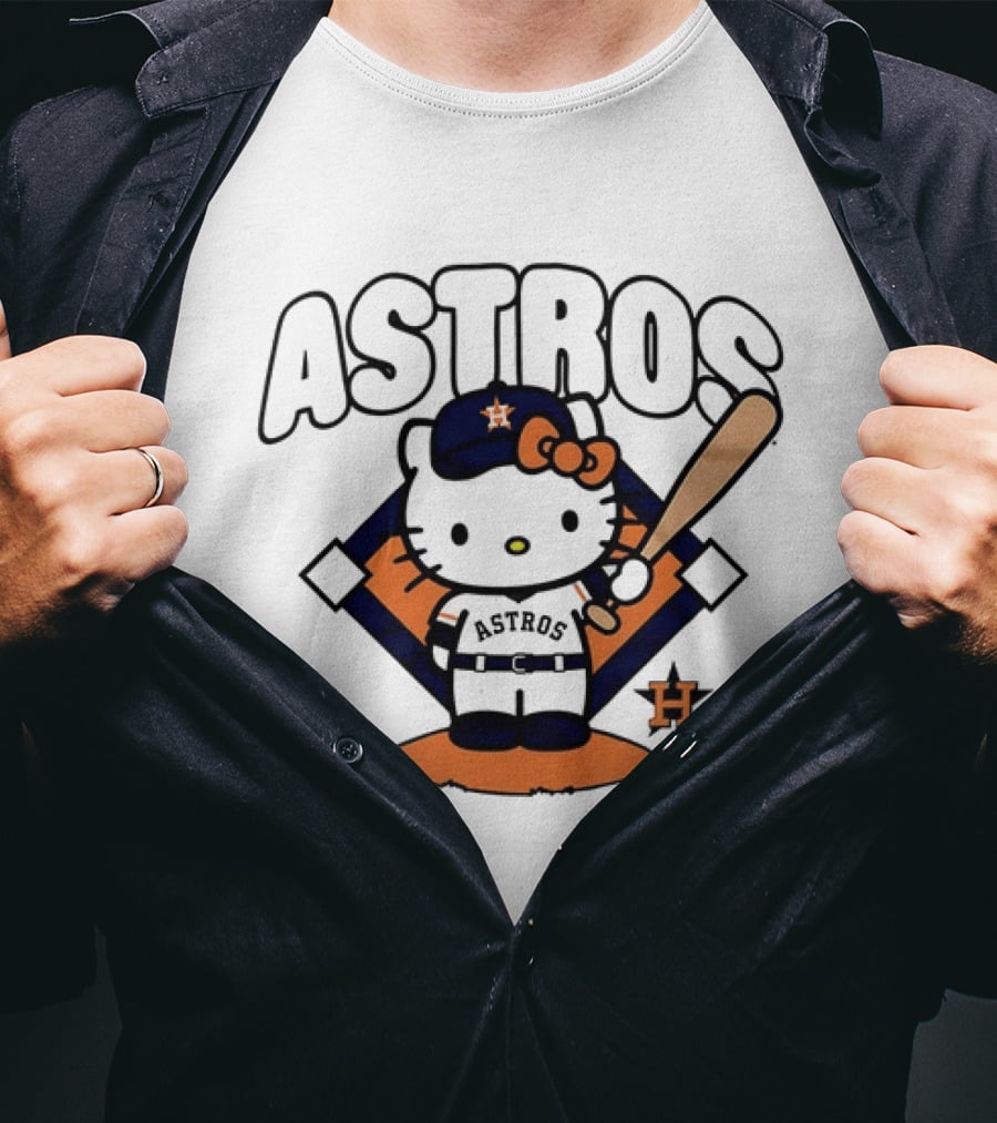 Hello Kitty Astros 2026 MLB Baseball T-Shirt